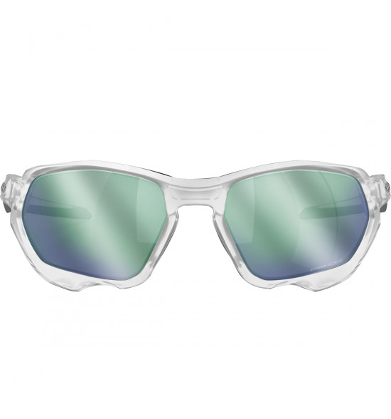 Óculos Oakley Plazma Matte Clear/Lentes Prizm Road Jade - 2