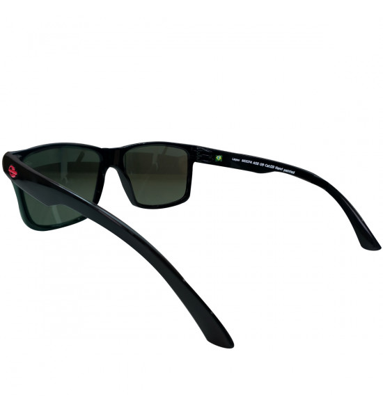 Óculos Mormaii Lagos Preto Brilho/Lente Cinza FL Prata - 4