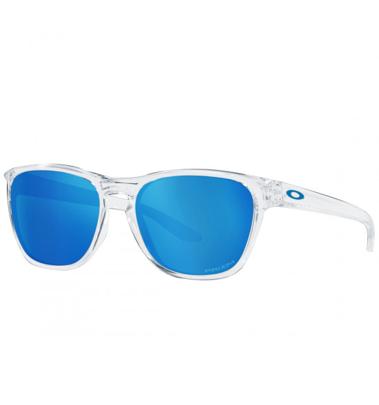 Óculos Oakley Manorburn Polished Clear/Lente Prizm Sapphire