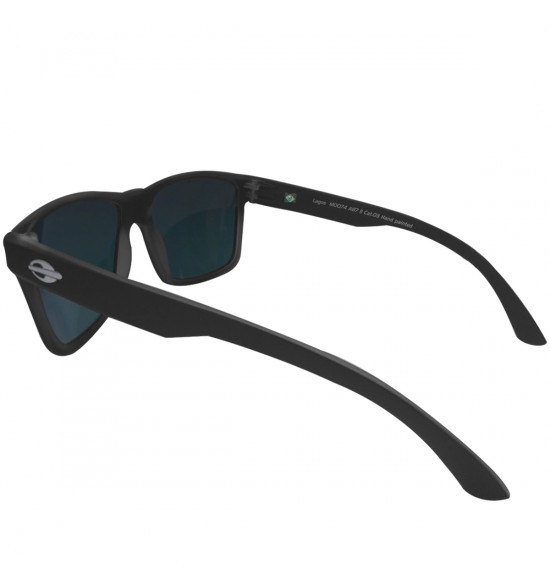 Óculos Mormaii Lagos Preto Fosco Translucido/Lente Cinza FL Vermelha - 4