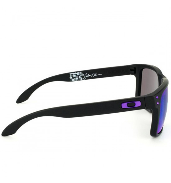 Óculos Oakley Holbrook Julian Wilson Matte Black/Lente Violet Iridium - 3