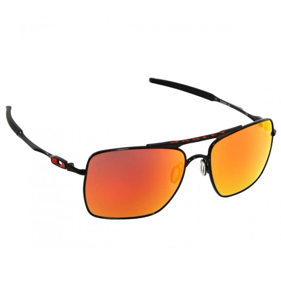 Óculos Oakley Deviation Polished Black W/Ruby Iridium - 3