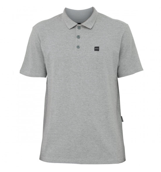 Camisa Polo Oakley Patch 2.0 Cinza