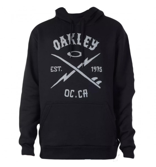 Moletom Oakley Surf Bolt Pullover Preto