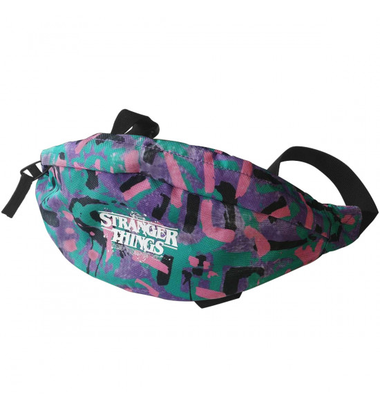 Pochete Quiksilver Stranger Things Belt Bag Full Print Purple - 2