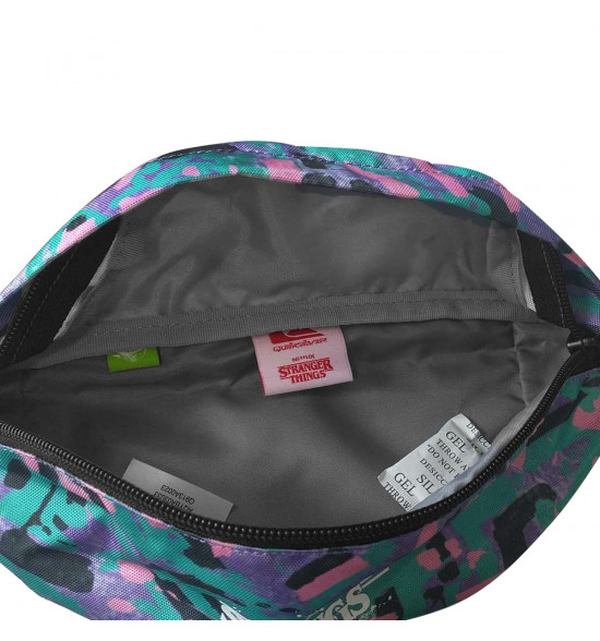 Pochete Quiksilver Stranger Things Belt Bag Full Print Purple - 5