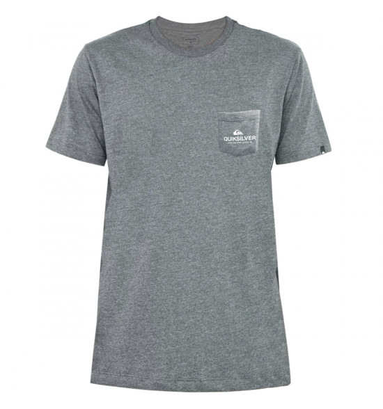 Camiseta Quiksilver Pocket Cinza