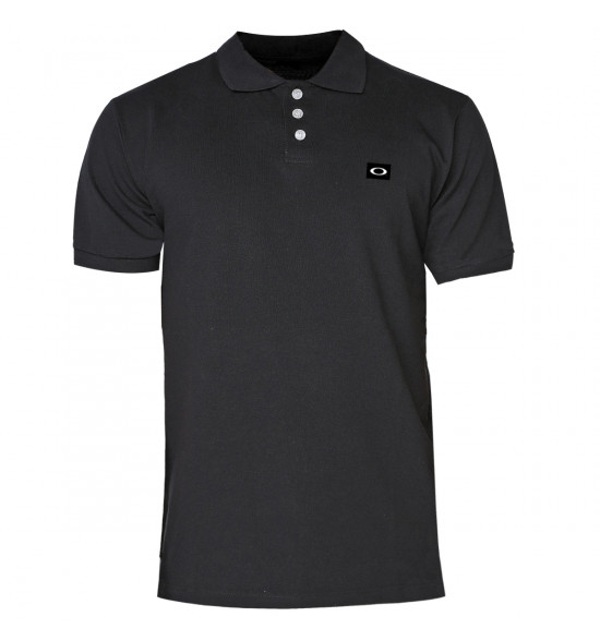 Camisa Polo Oakley Patch Preto