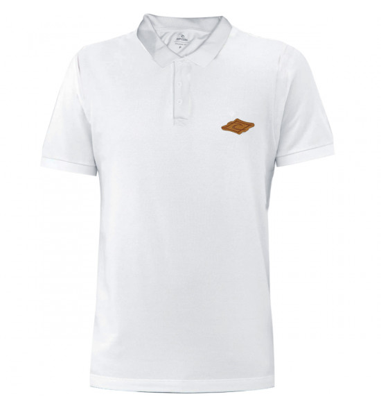 Camisa Polo Rip Curl Brand Blade White