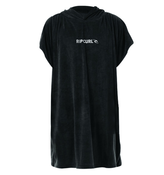 Toalha Poncho Rip Curl Brand Hooded Black Grey