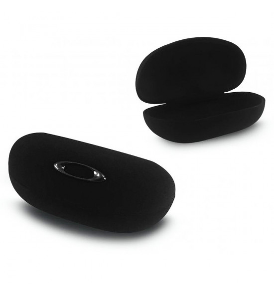 Porta Óculos Oakley Lifestyle Ellipse Preto Large Soft Vault Case - 3