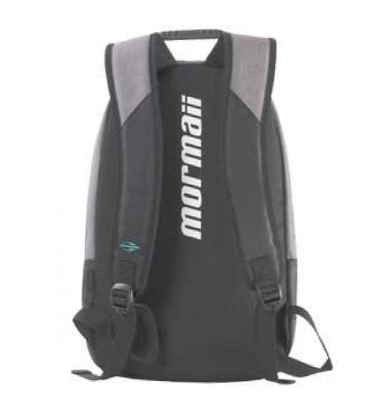 Mochila Mormaii Limited Premium Brand Preta Com Cinza - 2