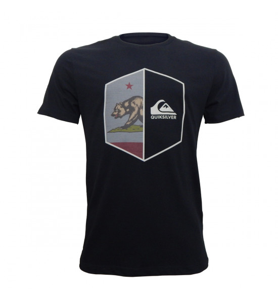Camiseta Quiksilver California Shield Preta