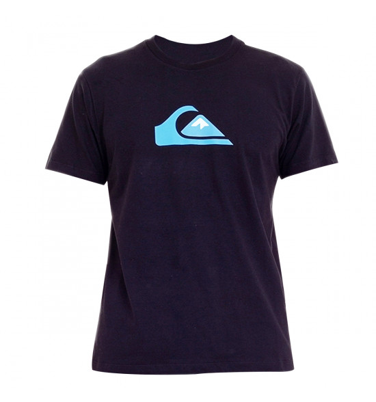 Camiseta Quiksilver Logo Color Preto