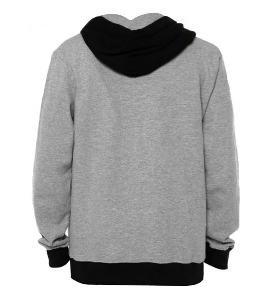 Moletom Quiksilver  Canguru Quik Chest Cinza  - 2