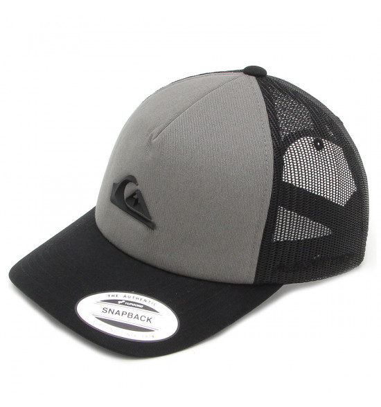 Boné Quiksilver Trucker Cinza