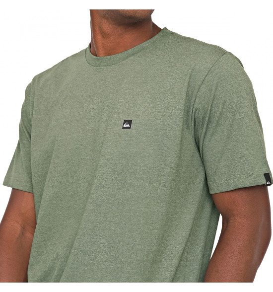 Camiseta Quiksilver Basic Transfer Verde Militar - 3
