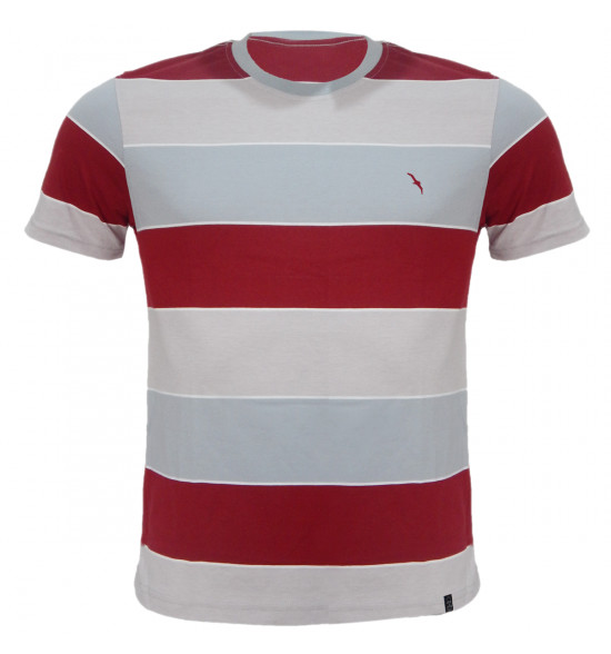 Rx Camiseta Alma de Praia Red Stripes