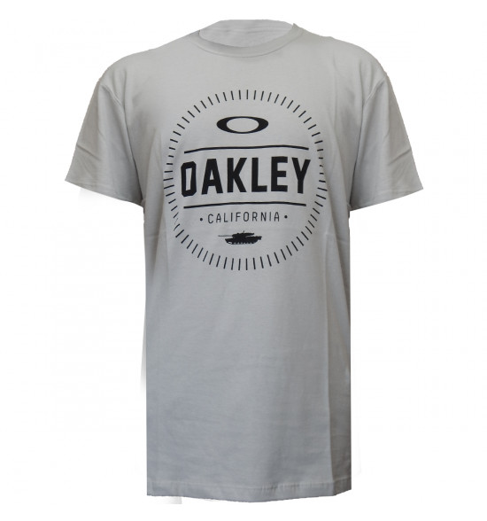 Camiseta Oakley Tank Panel Elipse Tee Cinza