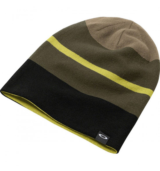 Gorro Oakley Prospector Cuff Beanie Verde Com Listras