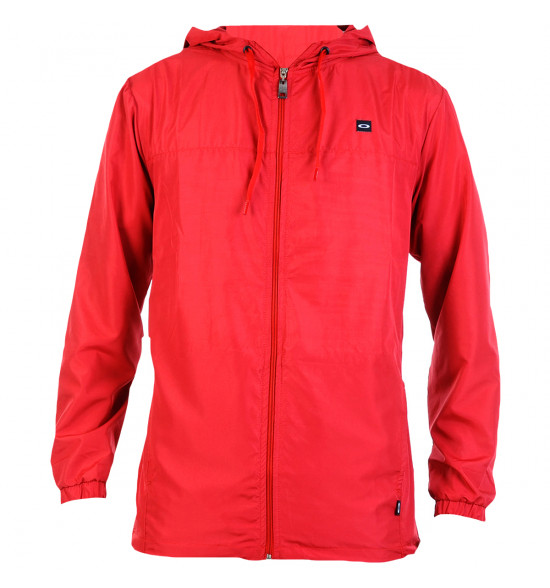 Jaqueta Oakley Windbreaker Patch Jacket Red Line