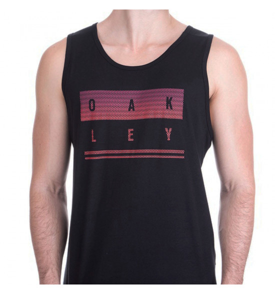 Regata Oakley Geométrica Stack Tank Blackout - 3