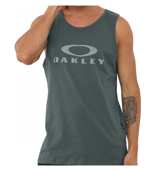 Regata Oakley Bark Tank Forged Iron com Logo Cinza - 3