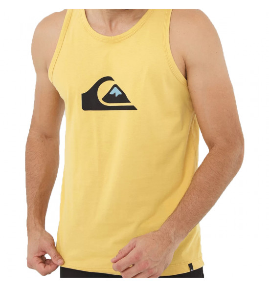 Regata Quiksilver Comp Logo Colors Amarelo Claro - 3