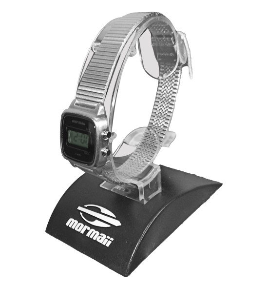 Relógio Mormaii Digital Vintage MO05301/4P Prata - 4