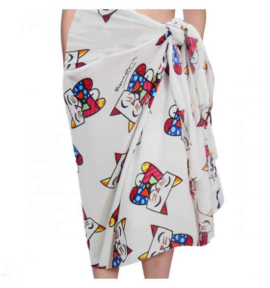 Canga Alma de Praia Romero Brito Branca LANÇAMENTO - 2