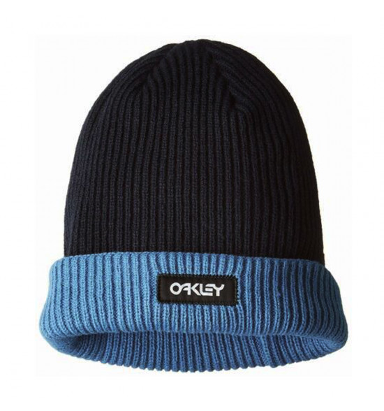 Gorro Oakley Factory Flip Beanie Azul Marinho Dupla Face - 2