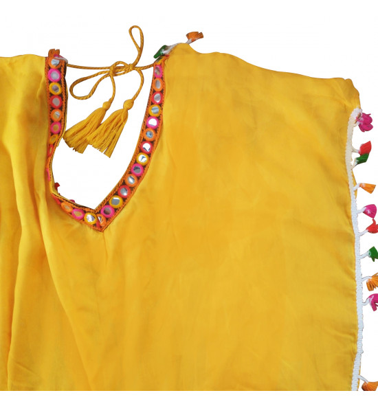 Saída de Praia Alma de Praia Manga Morcego Amarela - 4