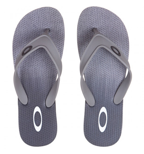 Chinelo Oakley Wave Point Cinza com Preto