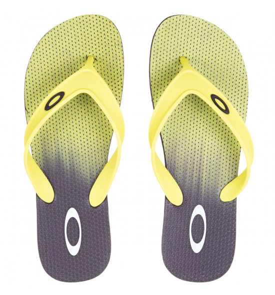 Chinelo Oakley Wave Point Amarelo com Preto