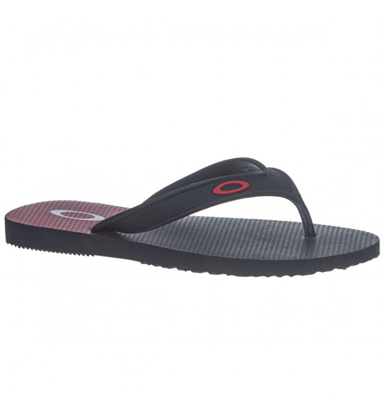 Chinelo Oakley Wave Point Vermelho com Preto - 3