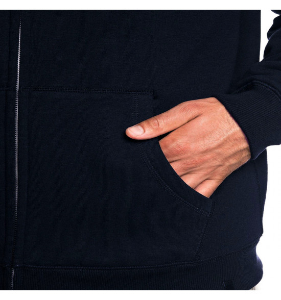 Moletom Quiksilver Everyday Sherpa Aberto com Forro de Lã Azul Marinho - 4