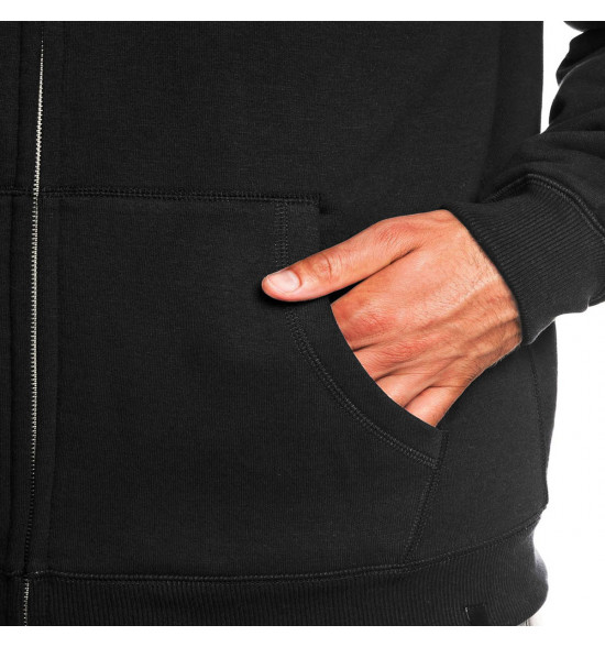 Moletom Quiksilver Everyday Sherpa Aberto com Forro de Lã Preto - 4