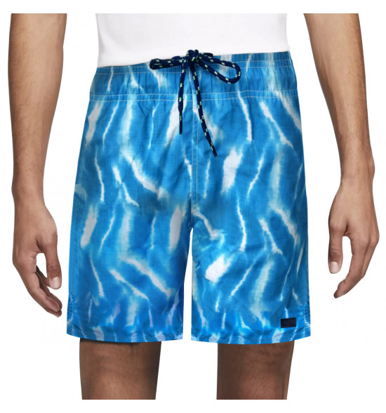 Shorts Água com Cordão Alma de Praia Tornado Azul - 3