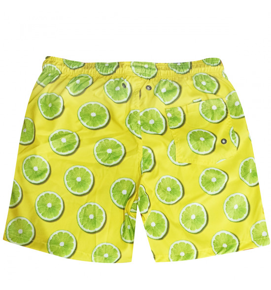 Shorts Água Mash Casual Tropical Limão - 2