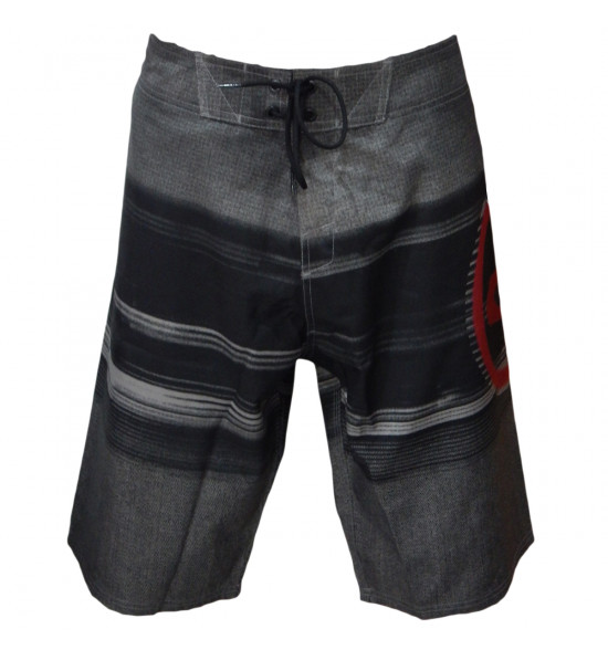 Bermuda Agua Oakley Blended Boardshort Cinza com Preto