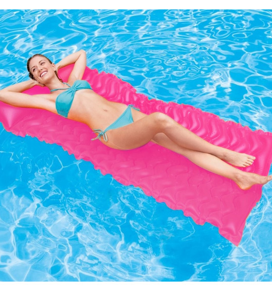 Colchão Inflável Alma de Praia Bronzeador Esteira Pink - 3