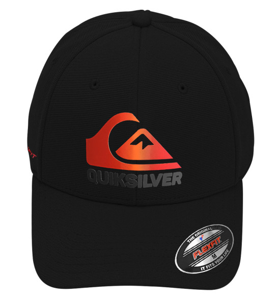 Boné Quiksilver Soft Hologram Black Red - 2