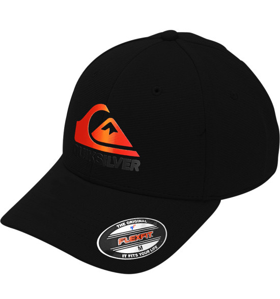 Boné Quiksilver Soft Hologram Black Red
