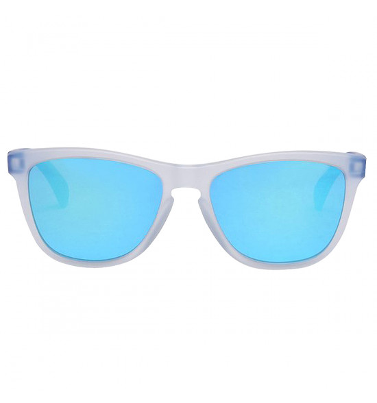Óculos Oakley Frogskins Matte Clear/ Lente Saphire Iridium - 2