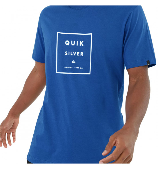 Camiseta Quiksilver Squared Up Azul - 3