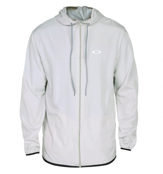 Jaqueta Oakley Windbreaker Stone Cinza