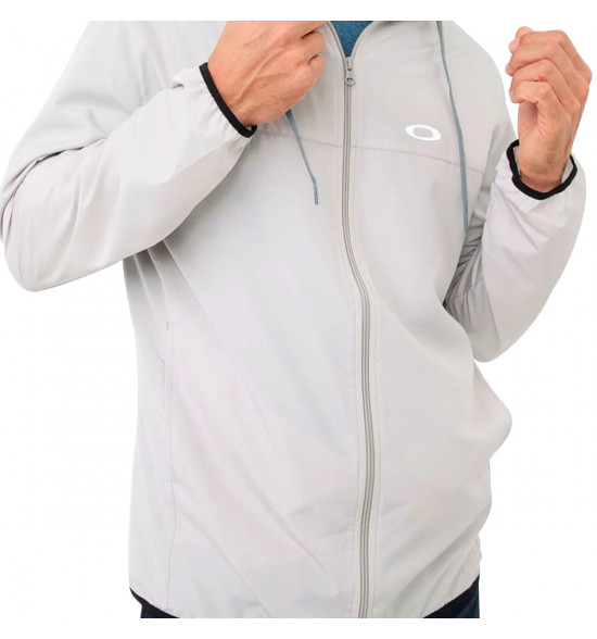 Jaqueta Oakley Windbreaker Stone Cinza - 3