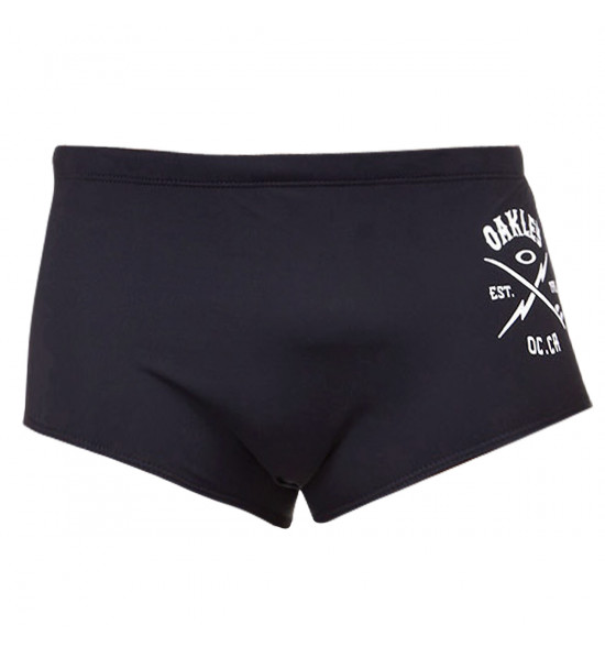 Sunga Oakley Print Swim Trunk Preto