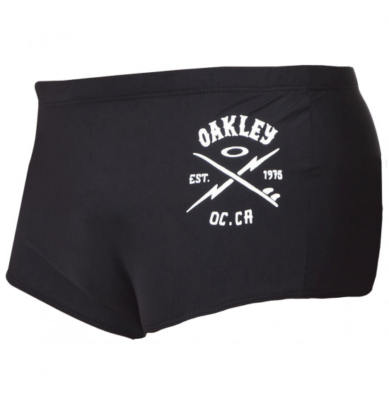 Sunga Oakley Print Swim Trunk Preto - 3