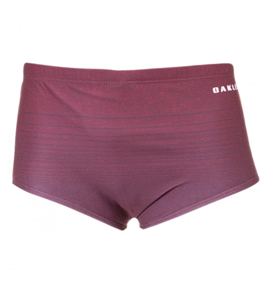 Sunga Oakley Striped Swim Trunk Vinho